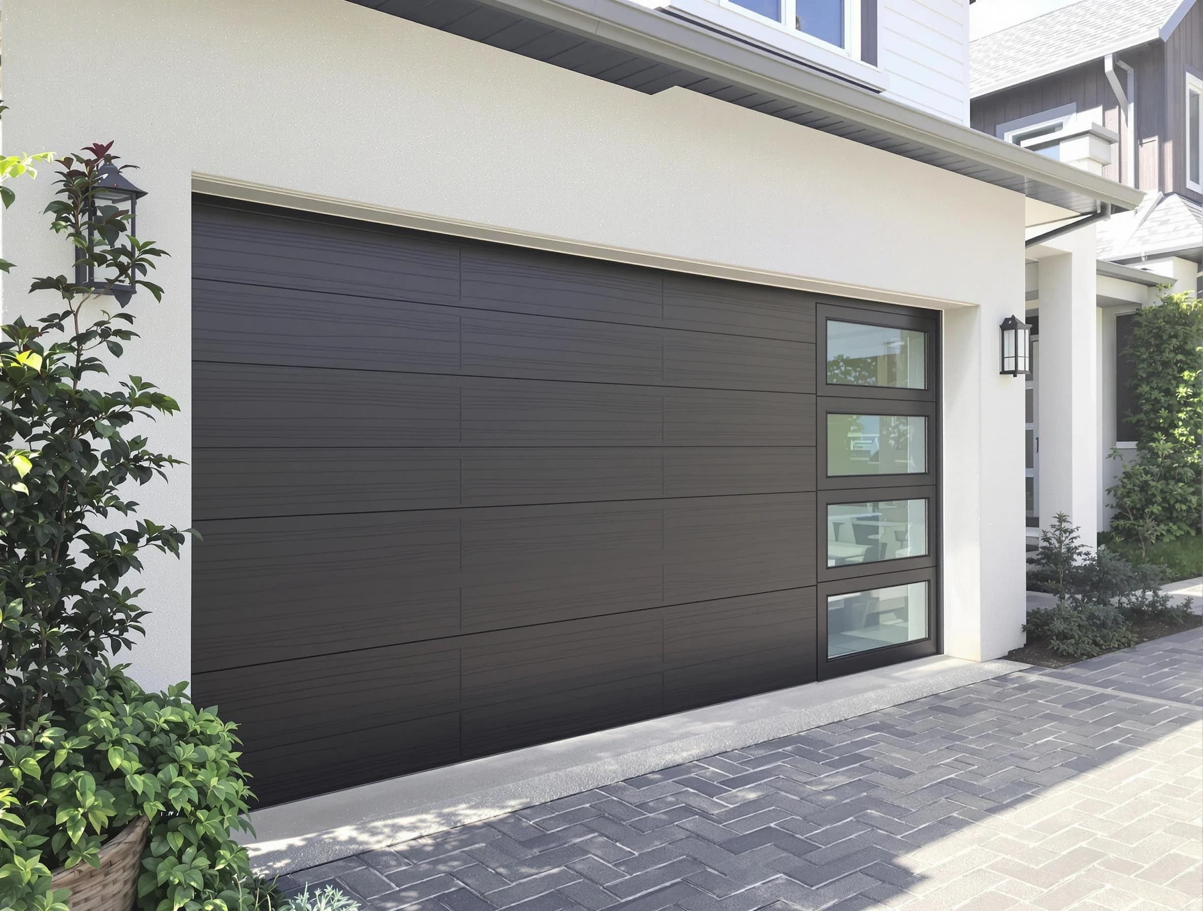 Custom garage door installation by Brandermill Garage Door Repair in Brandermill