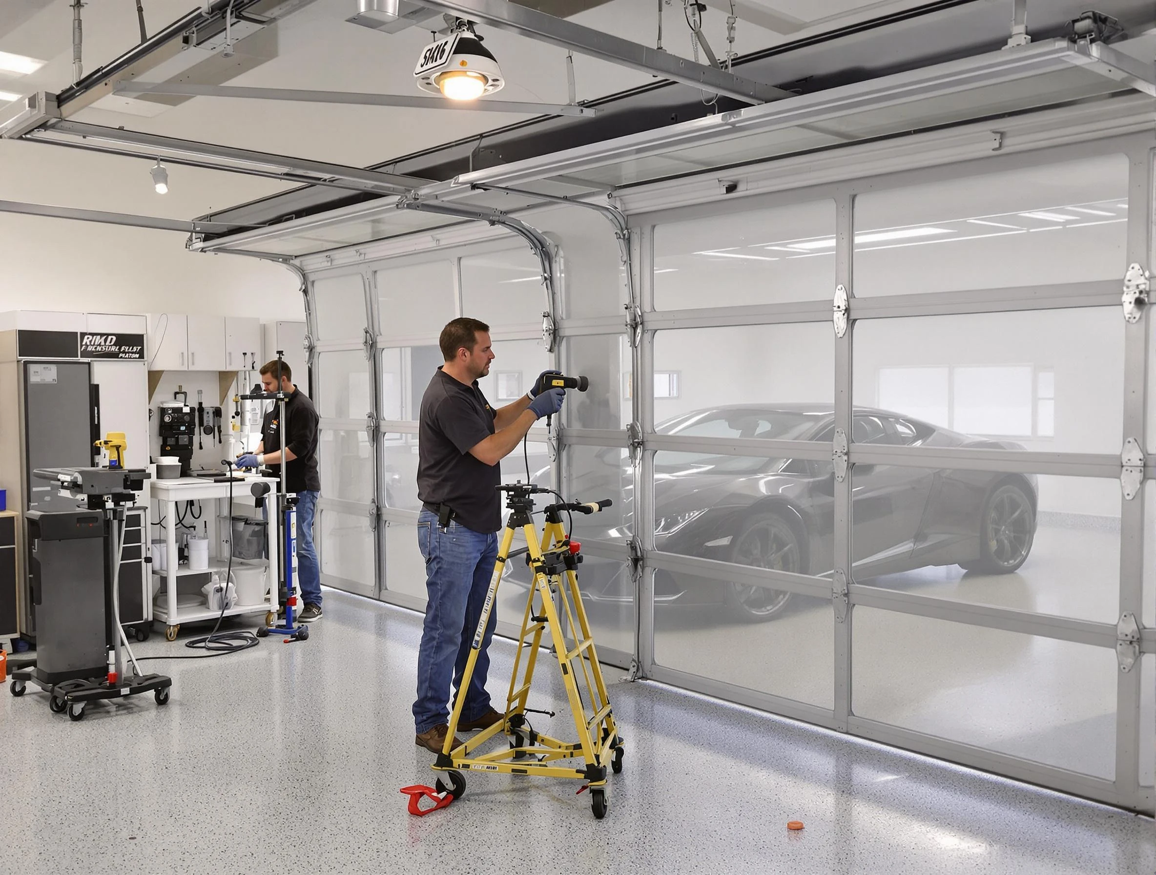 Garage Door Dents Repair in Brandermill