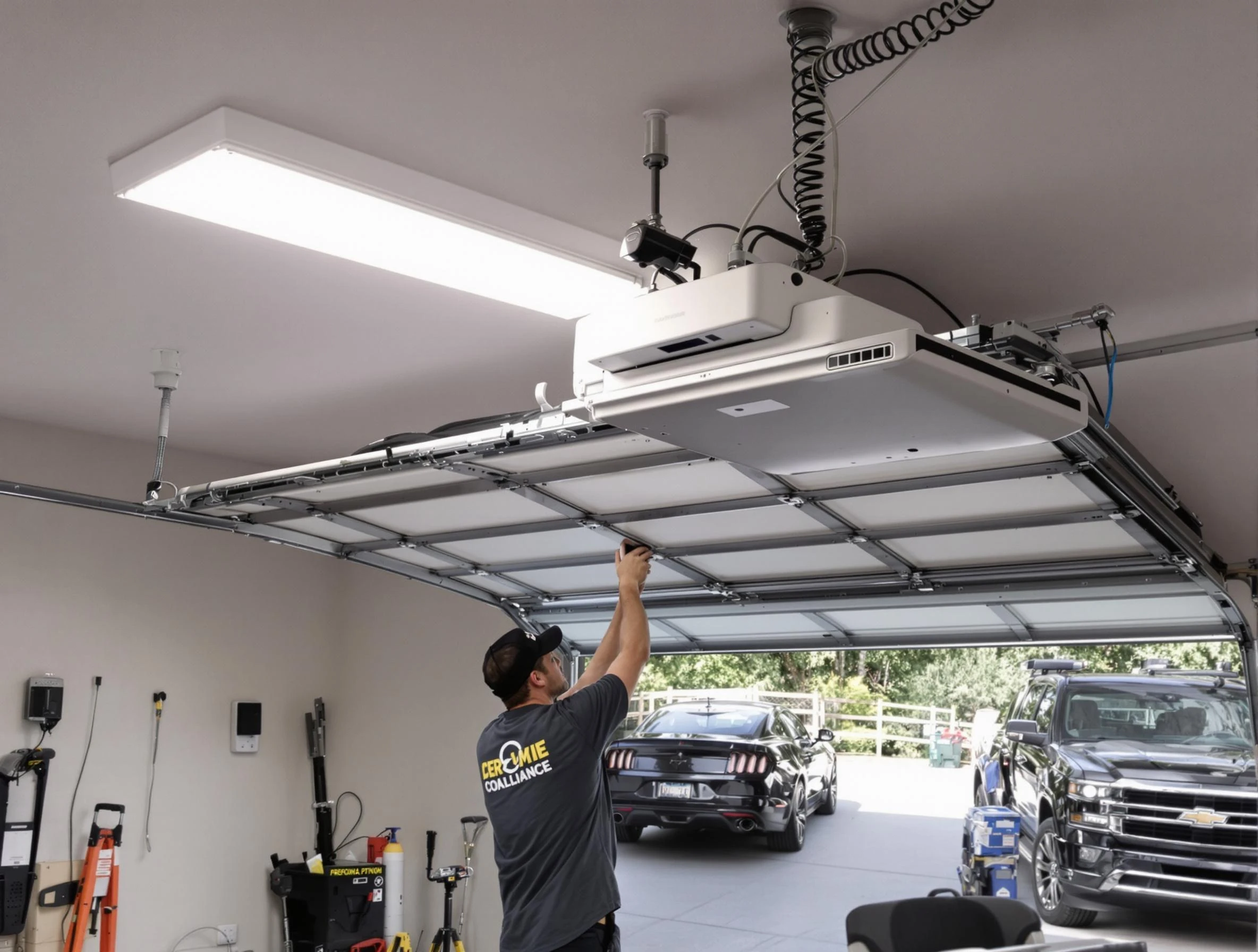 Garage Door Opener Installation in Brandermill