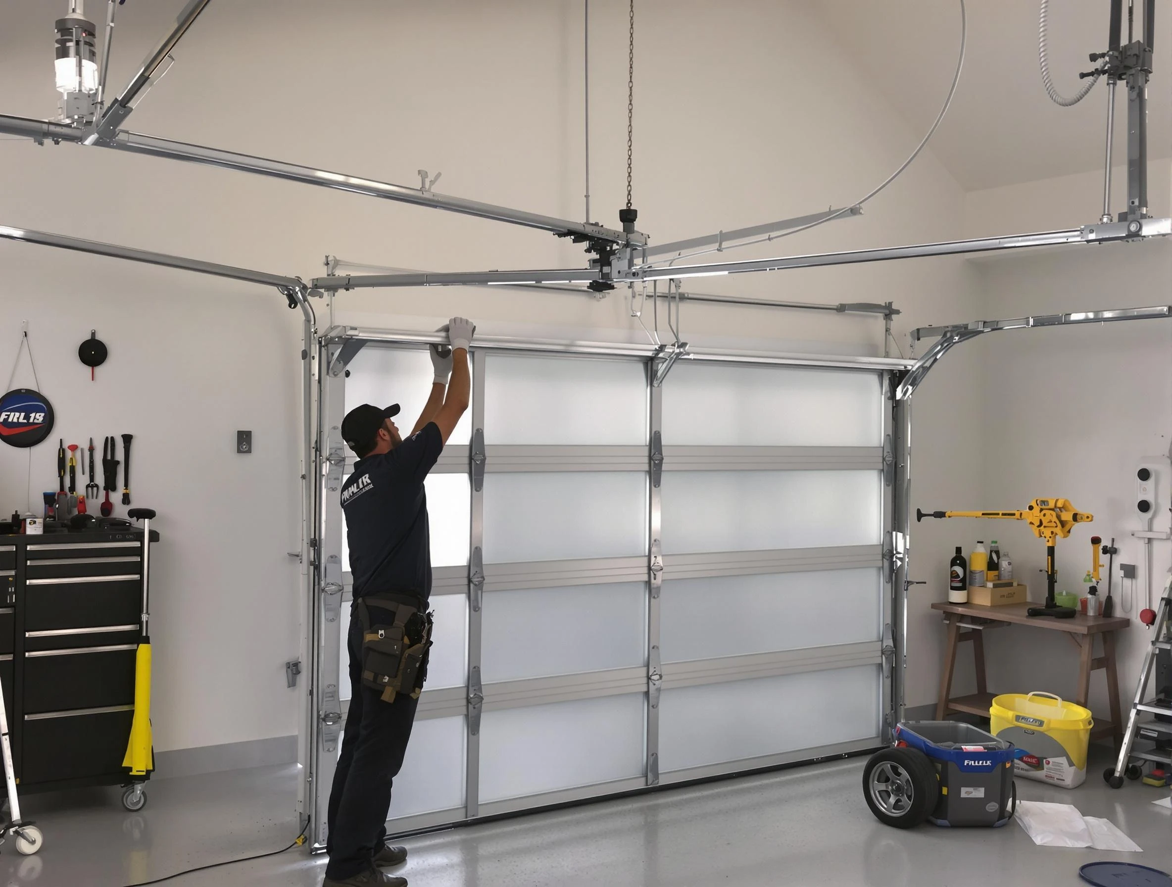 Brandermill Garage Door Repair certified team performing precision garage door installation in Brandermill